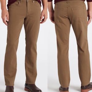 Wrap + Weft Men’s 35x32 ORD Old Chicago Straight Brown Stretch Jeans Casual